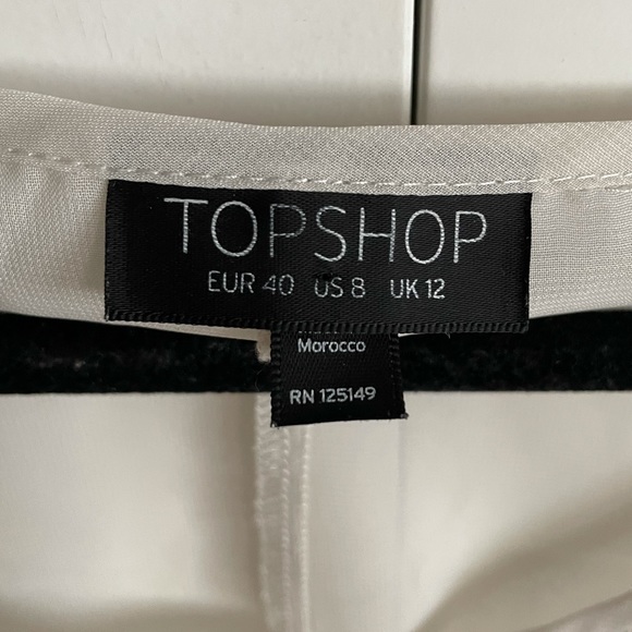 Topshop off white sheer transparent blouse! ✨ - Picture 3 of 4